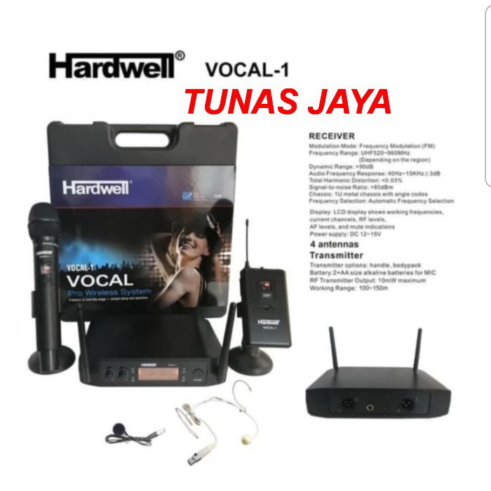 mic wireless hardwell vocal-1 handle-clip  original