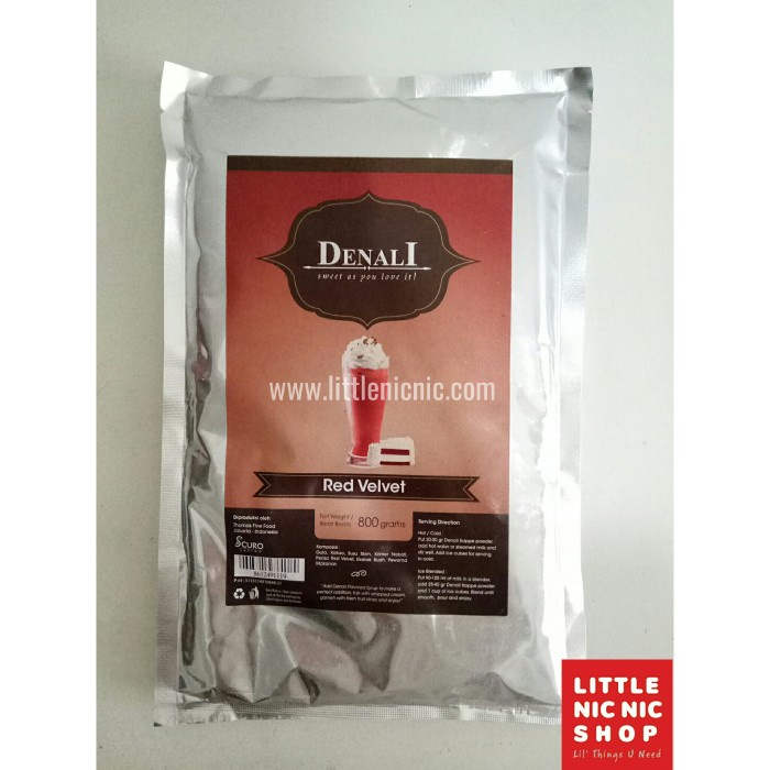 

Lainnya-Minuman-Bubuk- Bubuk Minuman Denali Red Velvet Powder -Bubuk-Minuman-Lainnya.