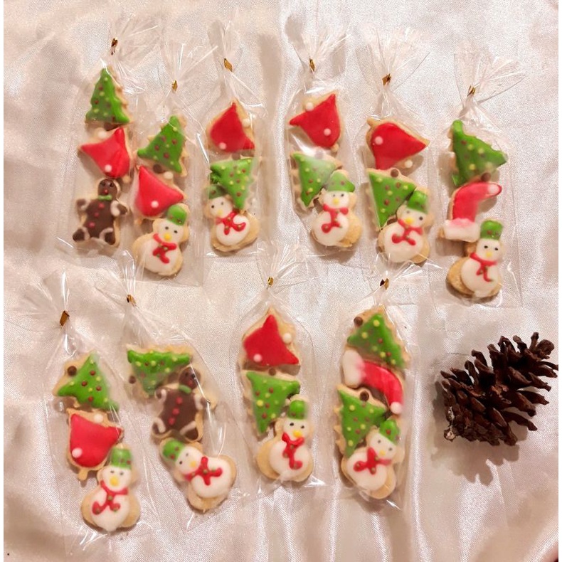 

cookies kue kering natal karakter lucu