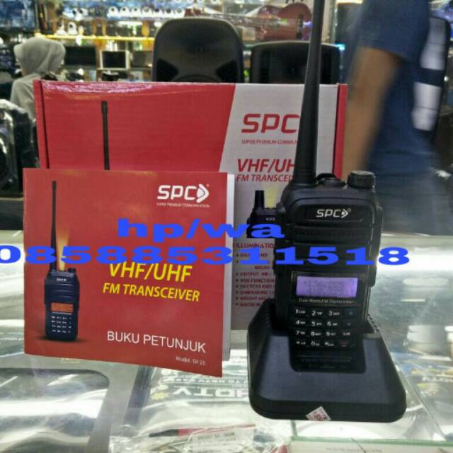 HT HANDY TALKY SPC SH 20 DUAL BAND VHF UHF