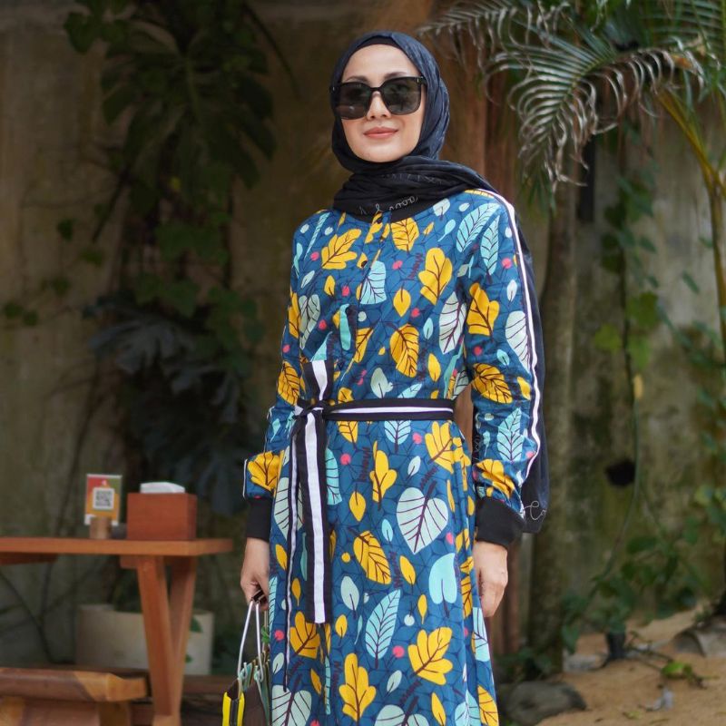 Leaf summer dress by monel