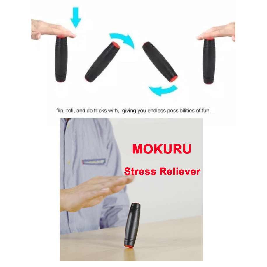 Mainan Mokuru Flip Stick Anti Stress Fidget Mokuru Stick Mokuru Stik Mainan Unik Mainan Anti Stres