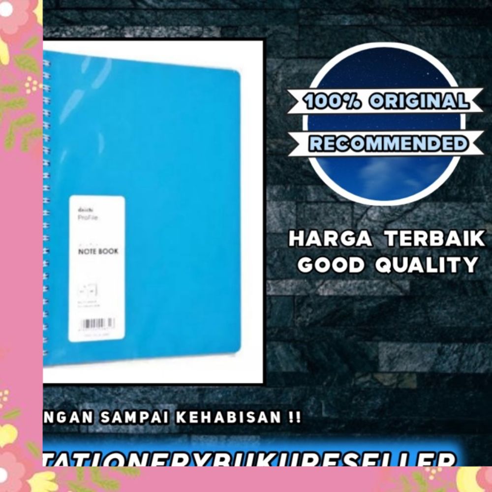 

Daiichi pop notebook A5 biru muda