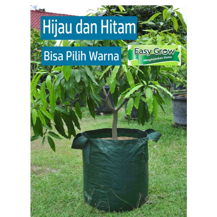 Planter bag 50 Liter EASY GROW planterbag 50liter easygrow kantong Pot polybag semai benih bibit Tanaman bunga sayuran buah planter bag