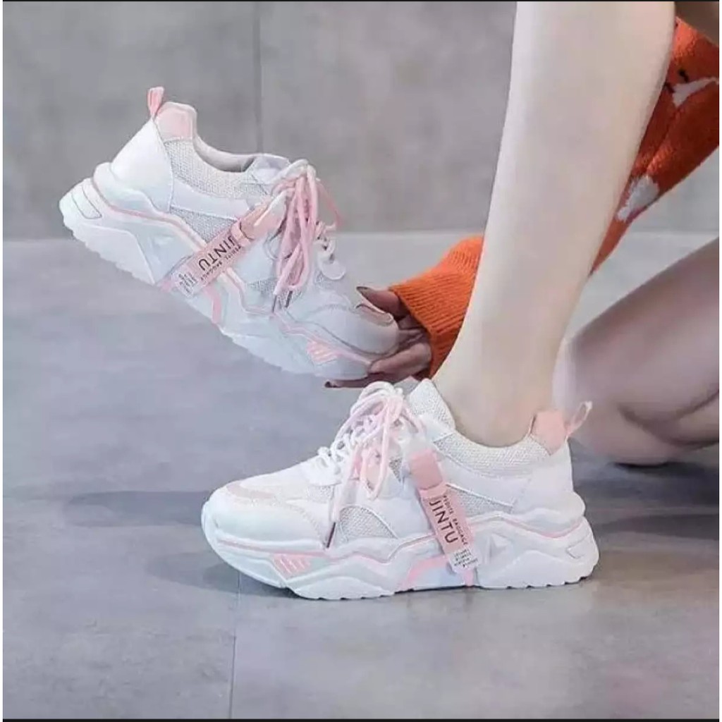 WnZ- Sepatu Sneakers Pria Terbaru / Sepatu Pria Jintu / Sepatu Korea impor / Sepatu Sport TERLARIS