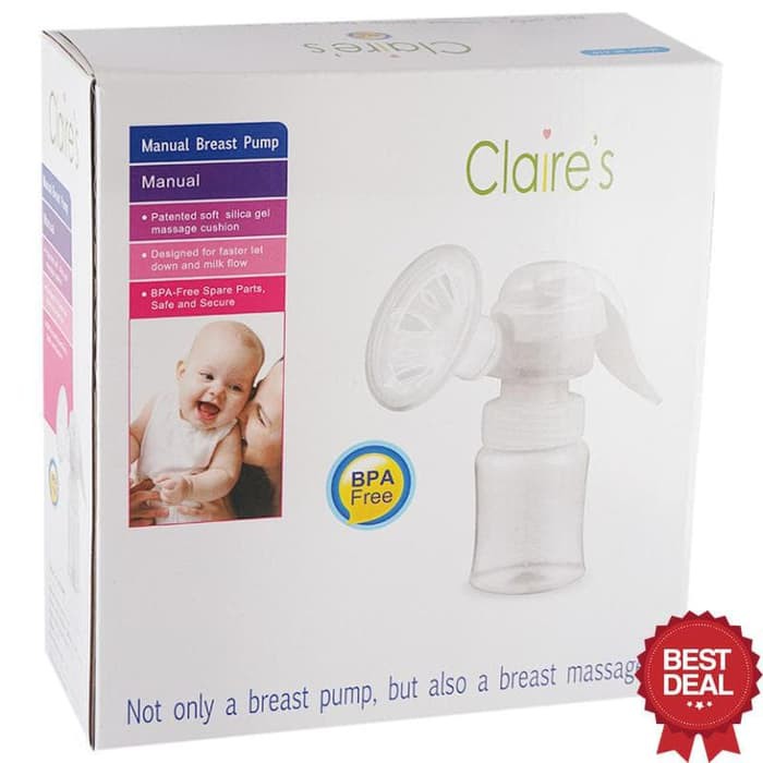 Ready Makassar! Breast Pump / Pompa Asi Claire's Manual BP-A10