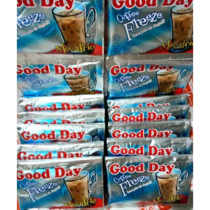 

Good Day Freeze ES KOPI INSTAN GOODDAY 1 Renceng (10 Sachet @30gr)