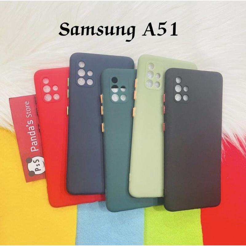 Case Samsung A31, A51, A71 4G Babycase + Pelindung Kamera, Makaron Full Color (PsS)