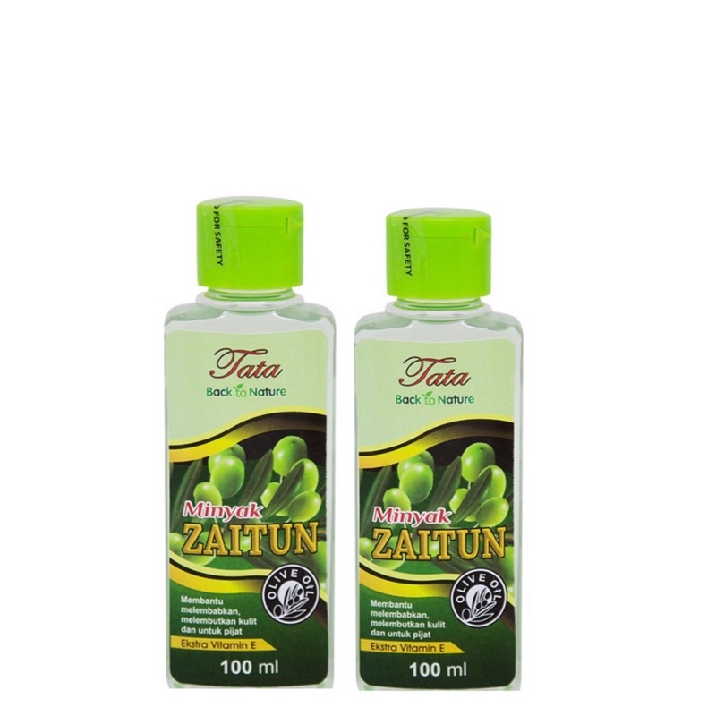 Tata Zaitun Massage Oil / Minyak Zaitun Vitamin E BPOM 100ml