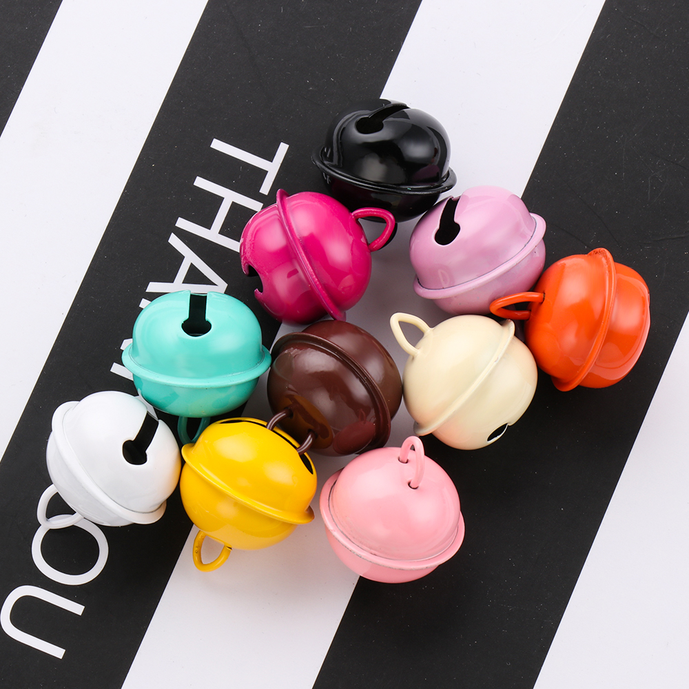Suyou 10pcs Lonceng Jingle Bells Gantung Bahan Metal Untuk Craft Diy