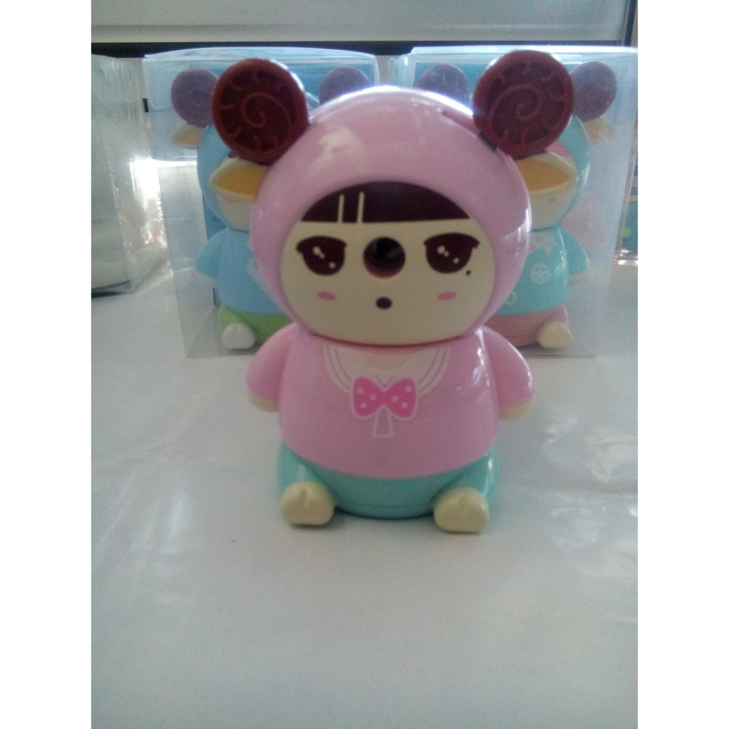

Rautan pensil meja bentuk boneka lucu