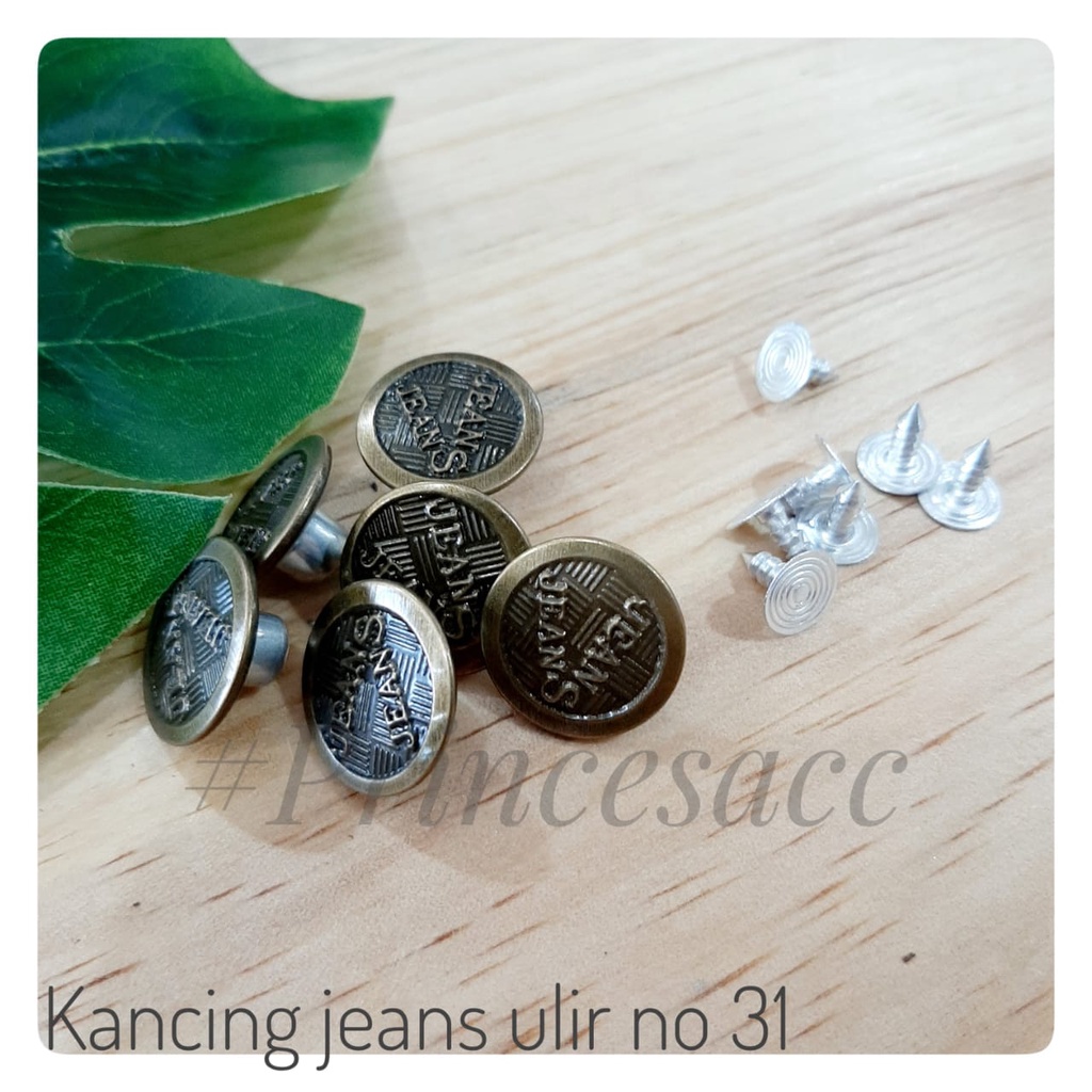 kancing jeans ulir /kancing jeans / kancing