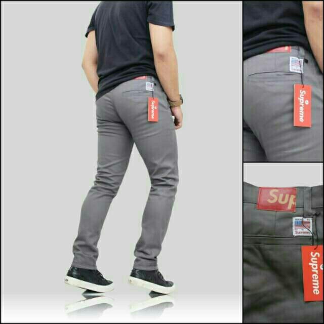 Terbaru Chino Big Size Abu Abu Casual Celana Chino Pria Terbaru Chino Big Size Abu Abu Casual Celana Chino Pria
