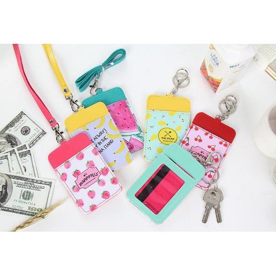 

Tempat Kartu Busway ID Card Case Kartun Motif Buah Stationary