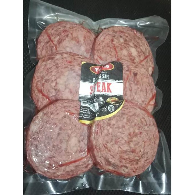 YOMAS STEAK DAGING SAPI BEEF SAIKORO STEAK 500 GR