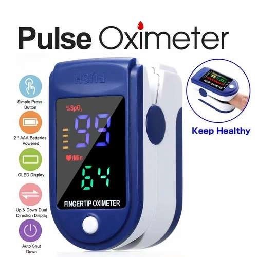 Oximeter Fingertip Pulse Oxymeter LK87 LCD Full Colour Oximeter LK 87 - Oximeter LK87 4WARNA