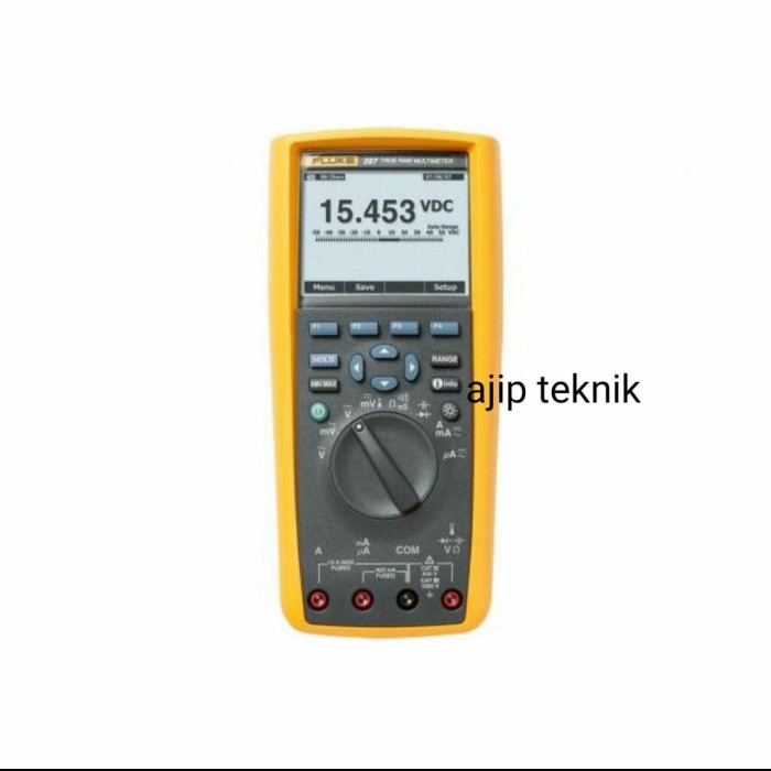 Fluke 287 True RMS electronic logging multimeter trendcapture Asli