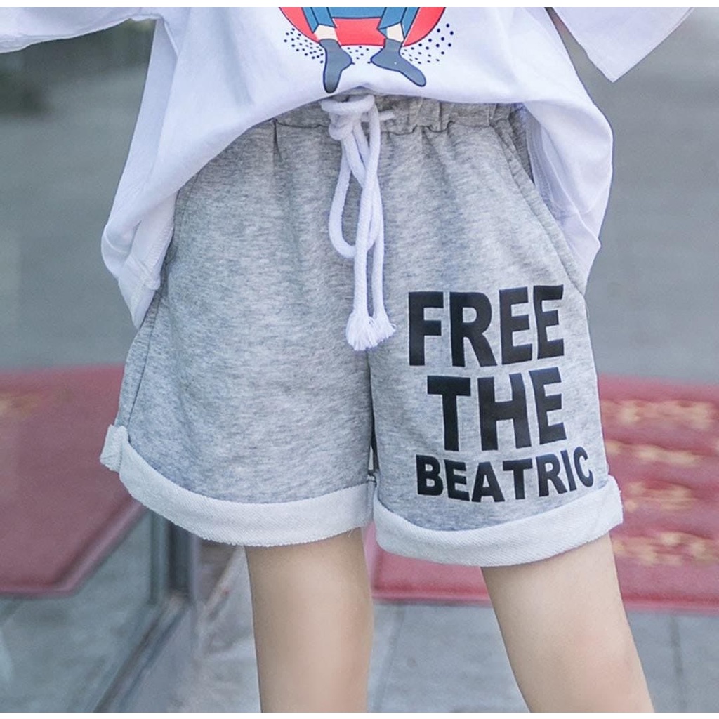 Promo !! Celana pendek anak perempuan / Celana free the beatric ukuran 3-6 tahun