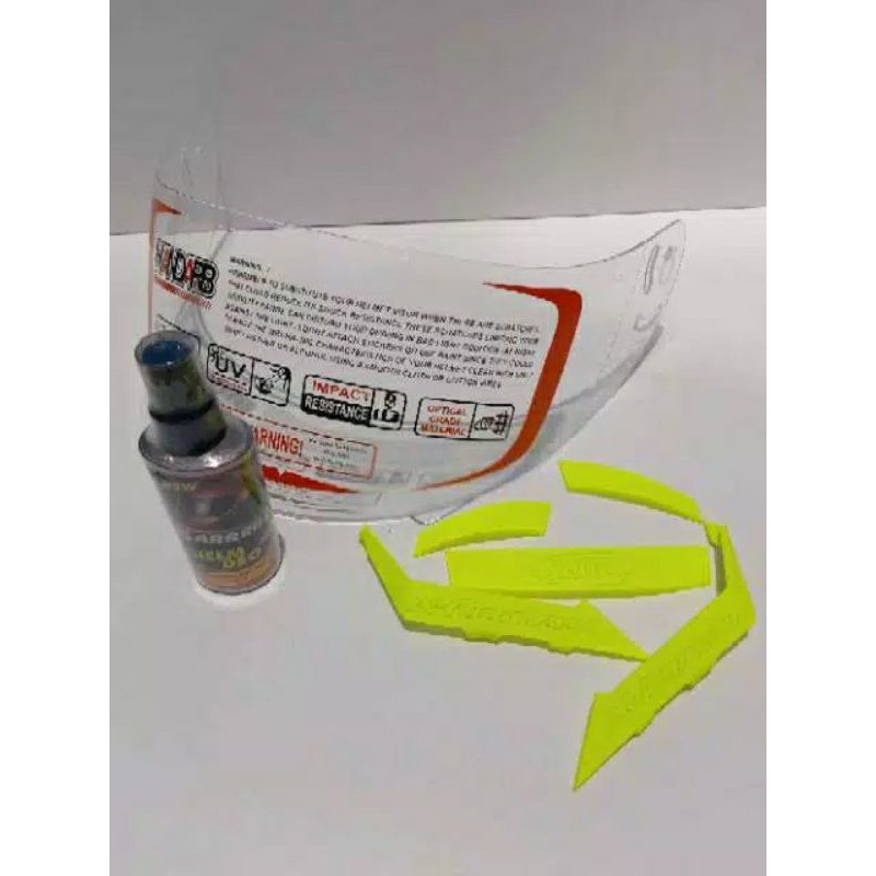 Paket Flat Visor INK CLMAX Cl max + Spoiler Custom bonus Parfum