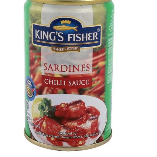 

COD✔️Paket 3 Gratis 1 King's Fisher Sarden mini saus sambal Makanan Kaleng 155g kings fisher|RA6