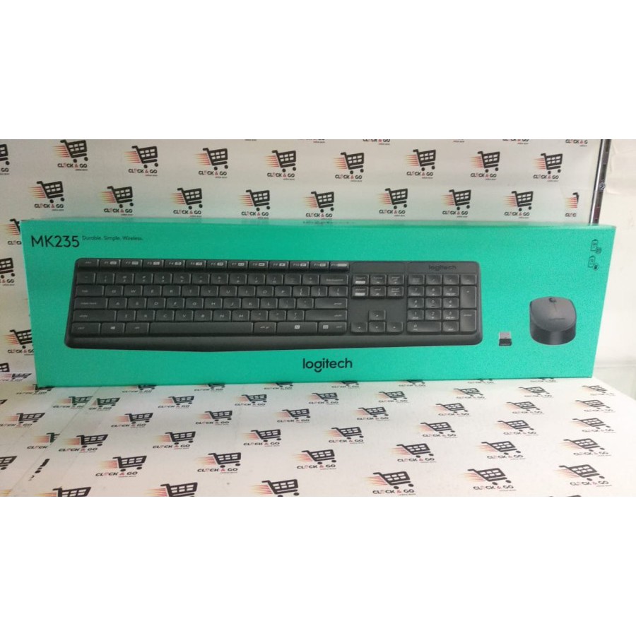 Logitech MK235 Combo Wireless Keyboard dan Mouse