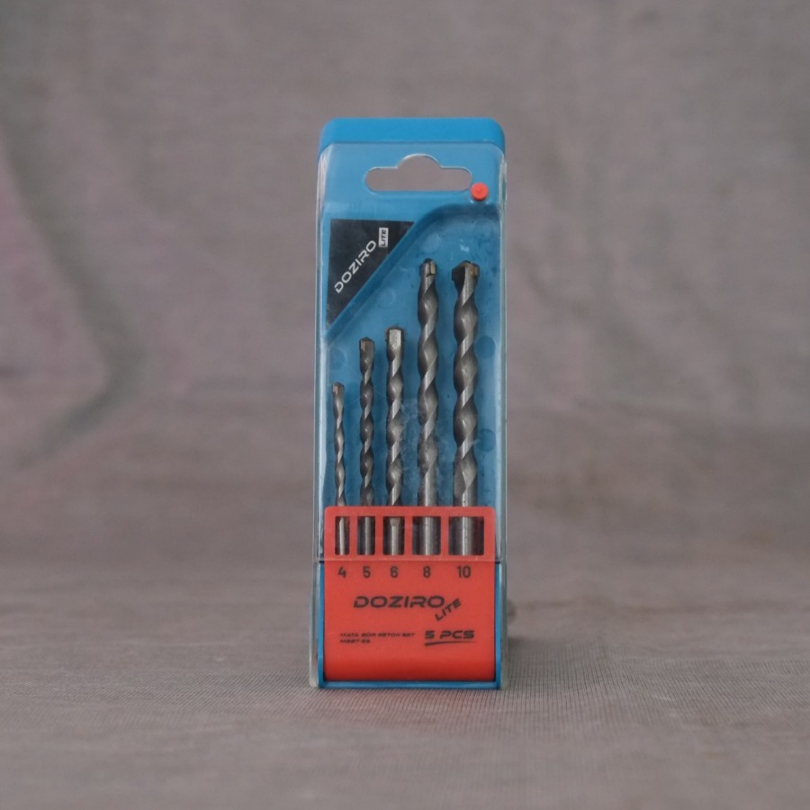 Mata Bor Beton Tembok Set 5 pcs Drill Bits Set Mata Bor Tembok