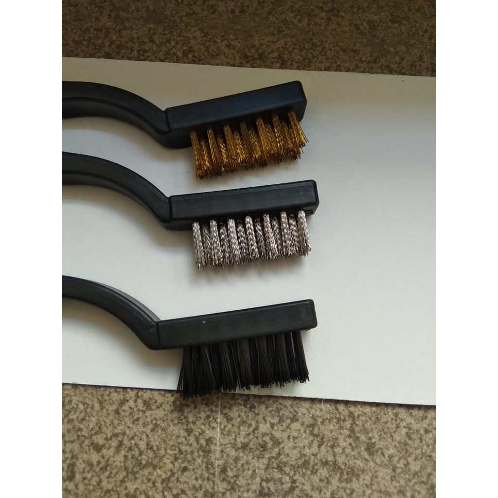 FREED SIKAT KAWAT 7 INCI 3PCS SET model sikat gigi pembersih karat