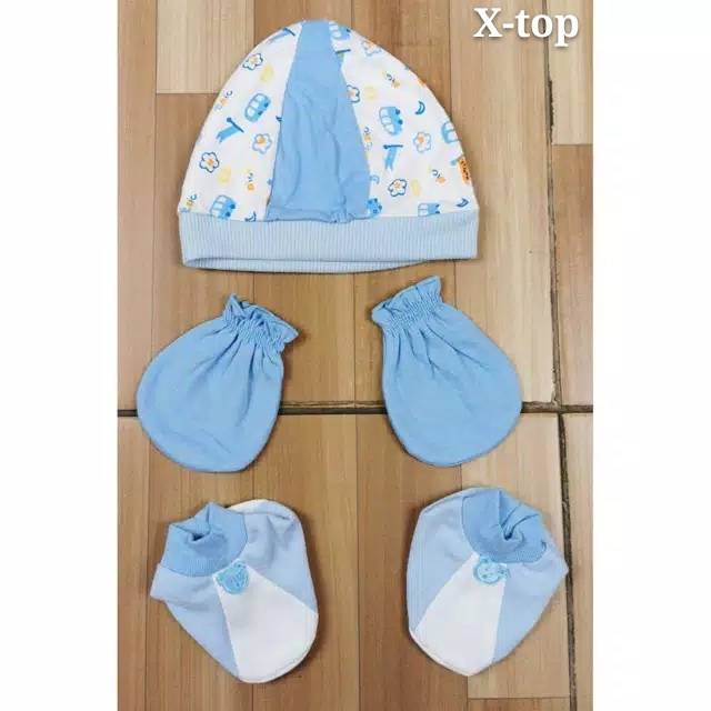 Sarung tangan dan kaos kaki bayi / Topi + kaos kaki+sarung tangan bayi /Set topi