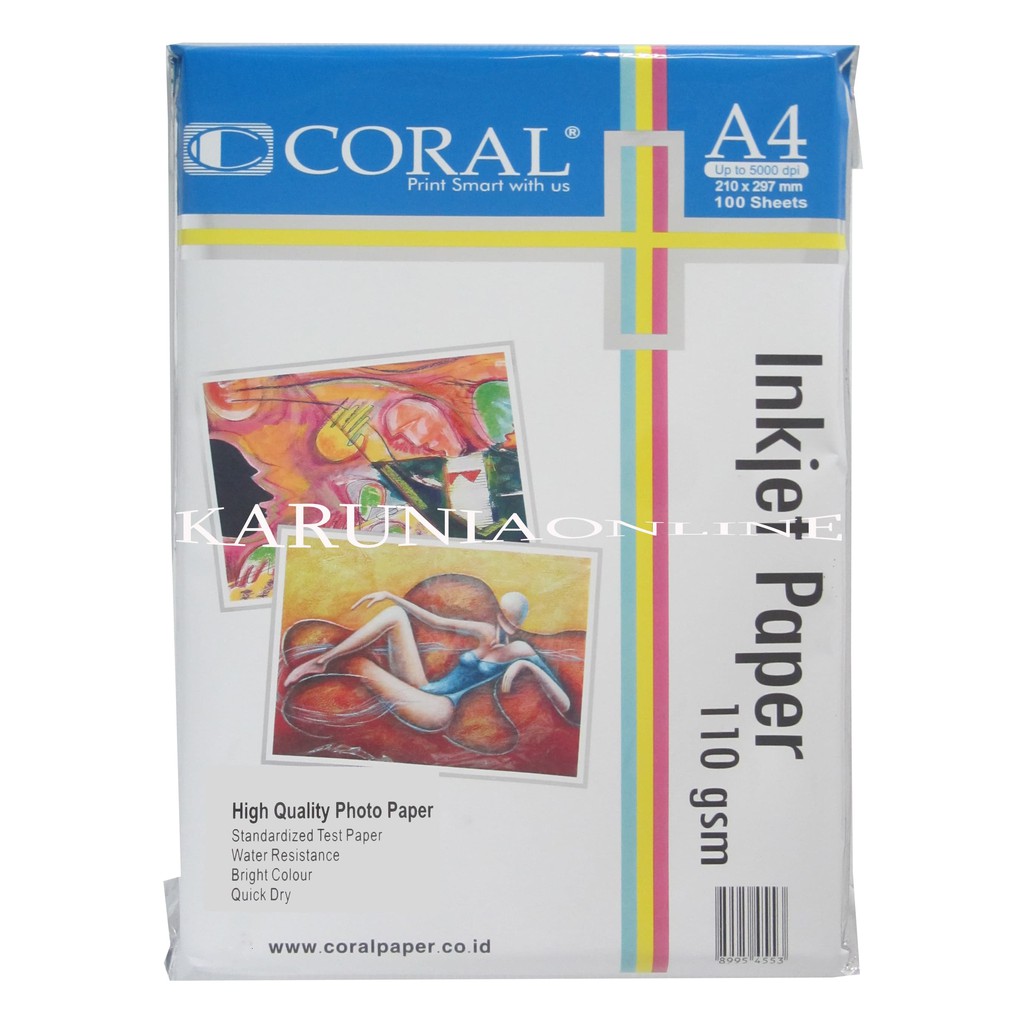 

Inkjet paper Coral A4 110gsm