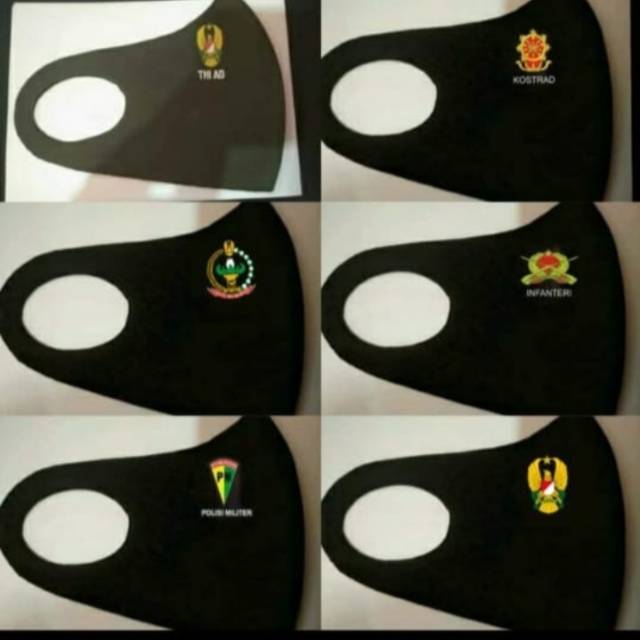 Masker Scuba Logo TNI Persit PM