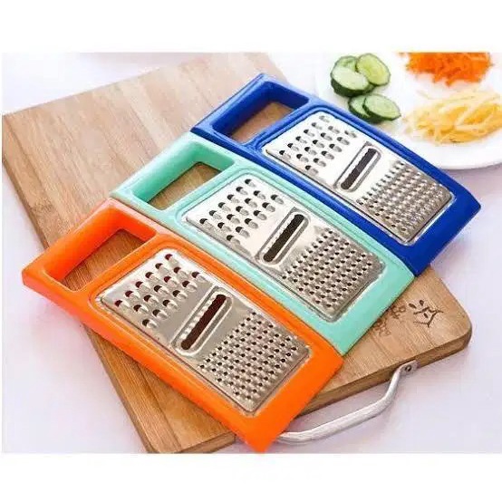 PARUTAN DAPUR SERBAGUNA 4IN1 STAINLESS / PARUTAN SAYUR WORTEL KENTANG BUAH KEJU GRATER KITCHEN