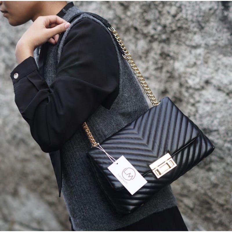 Tas Wanita Shoulder Bag Chevron