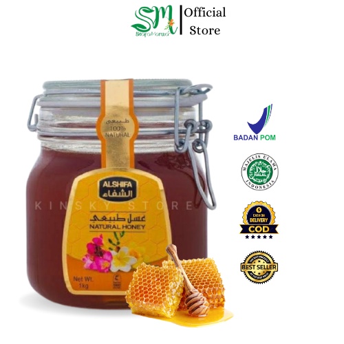 

Madu Alshifa 1KG Impor Arab Saudi / Madu Kashmir 1 kg free 500 gr Madu AslI Original