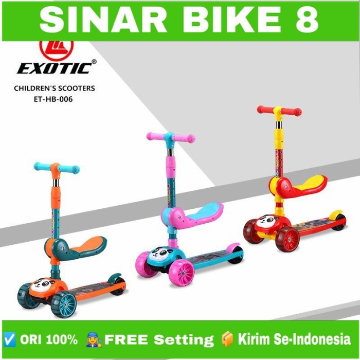 Scooter Anak EXOTIC ET HB - 006 Otoped Anak