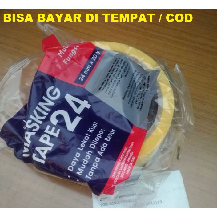 

SOLASI KERTAS HOME CARE / MASKING TAPE HOME CARE 48MMx20Y