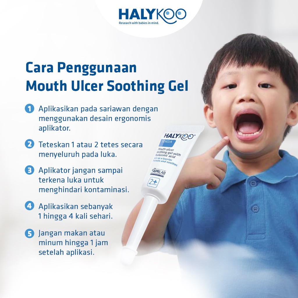 VITA65 HALYKOO MOUTH ULCER GEL PEREDA SARIAWAN ANAK 10GR