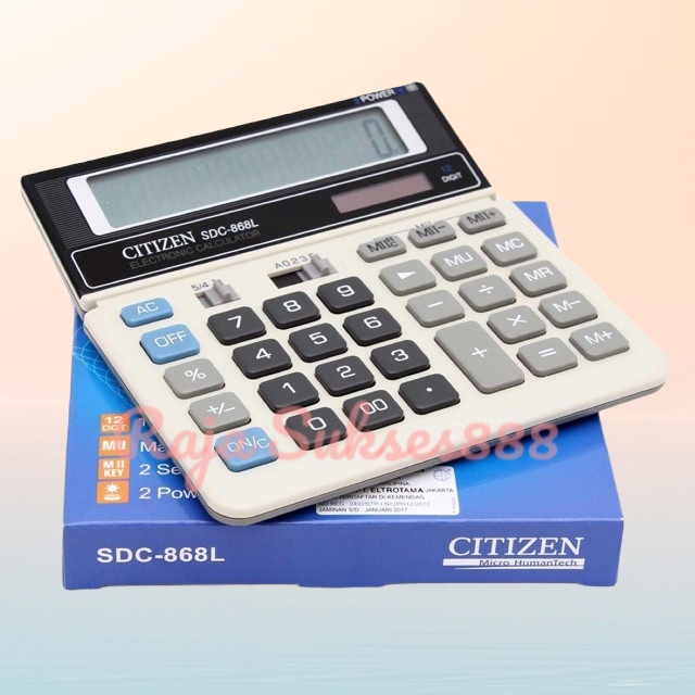 

Citizen Calculator SDC-868L - Kalkulator Desktop Meja Kantor SDC 868L citizen 868