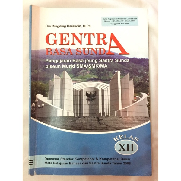 

Gentra Bahasa Sunda Kelas 12 SMA Penerit CV. ATIKAN MANDIRI