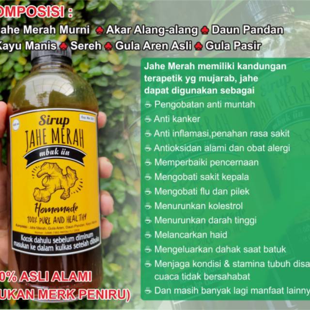 

Sirup JAHE MERAH