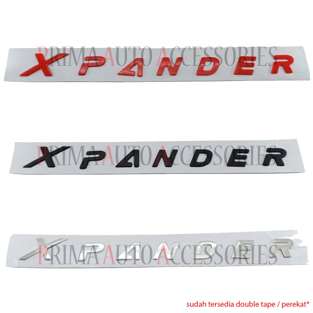 Emblem Logo Mobil XPANDER Engine Hood / Kap Mesin