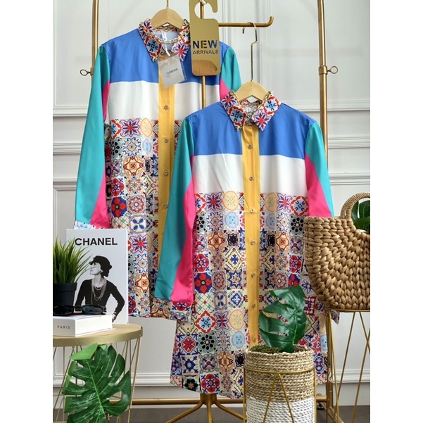 FW D426 Dress Silk Tunik Bangkok Premium Bohemian