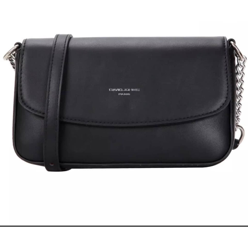 David Jones Paris Tas Selempang / Bahu / Tangan Wanita Warna Hitam