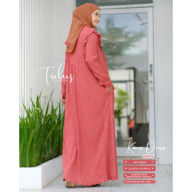 KENEZ DRESS BY TULUS SIGNATURE // DRESS MUSLIMAH // Dress polos wanita