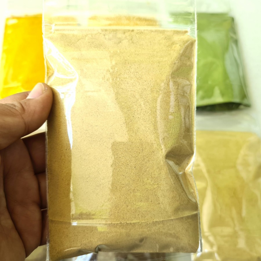 

100 GRAM KUNYIT PUTIH BUBUK TANPA CAMPURAN / JAMU KUNYIT PUTIH POWDERno