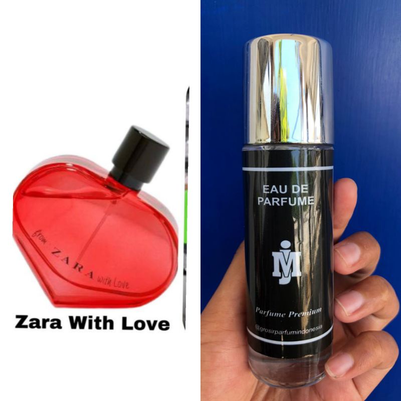 bos parfum Zara with love - platinum best seller - parfum wanita no. 100