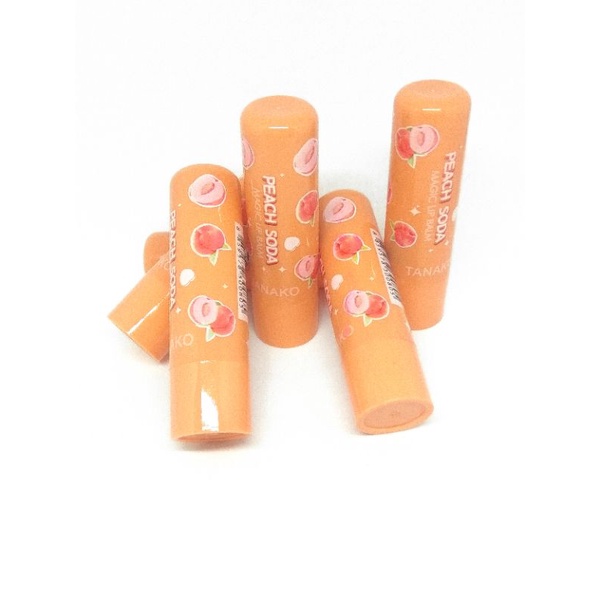 lip balm peach soda tanako best seller