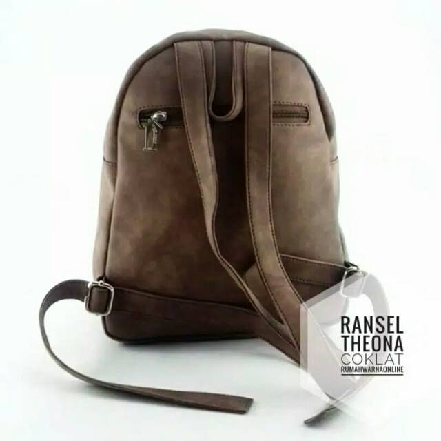 Tas Ransel Theona Brown Rumah Warna