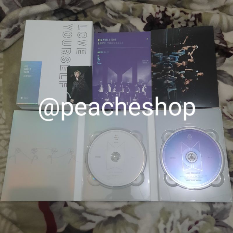 OFFICIAL BTS BLURAY DVD LOVE YOURSELF TOUR NEW YORK JIMIN JM PC PHOTOCARD JUNGKOOK TAEHYUNG RARE