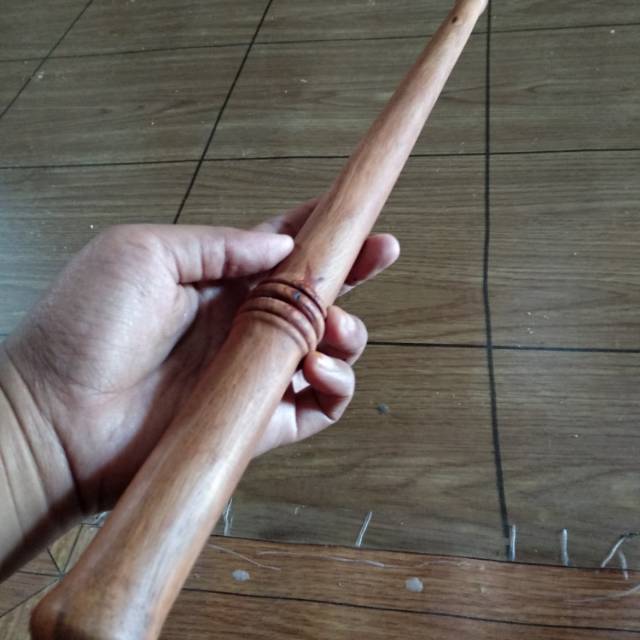 Tongkat komando kayu Nagasari/Nogosari 60 cm