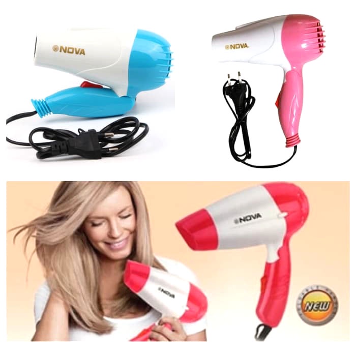 Hair Dryer Nova Pengeringan Rambut Hairdryer Foldable Nova (Murah!!)